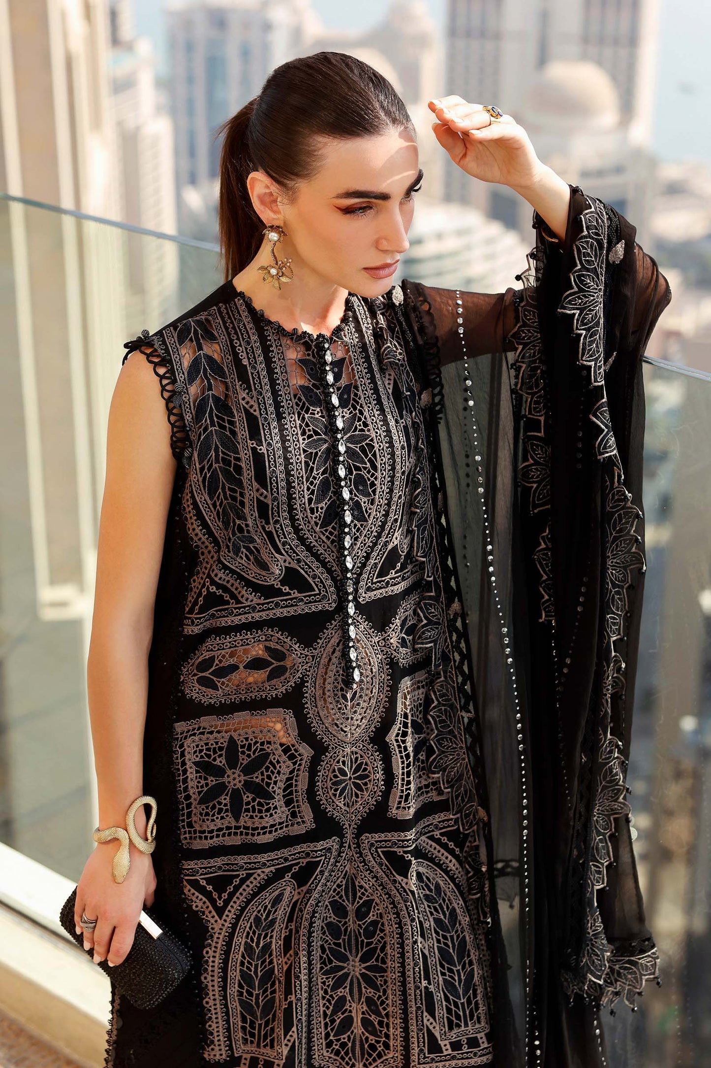 MARIA B LUXURY LAWN UNSTITCHED'26 | 8B