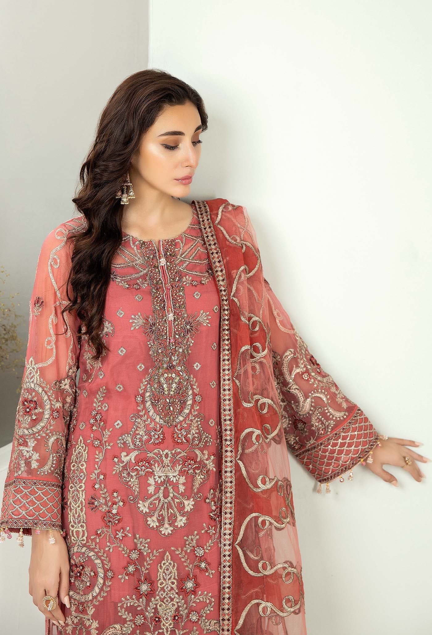 Adan's Libas Alyana Luxury Unstitched Chiffon Collection 2024 – 4008