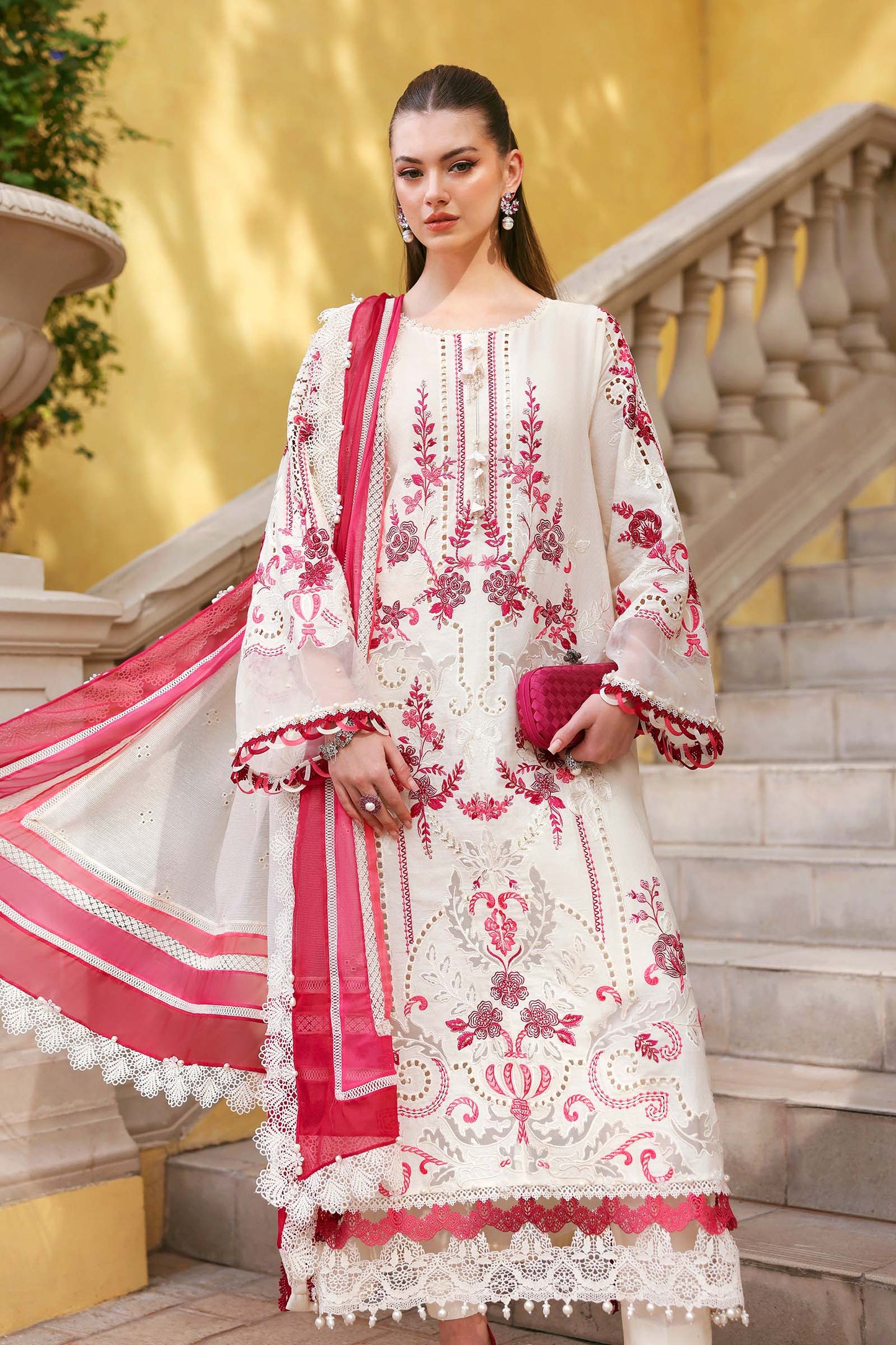 MARIA B LUXURY LAWN UNSTITCHED'26 | 9A