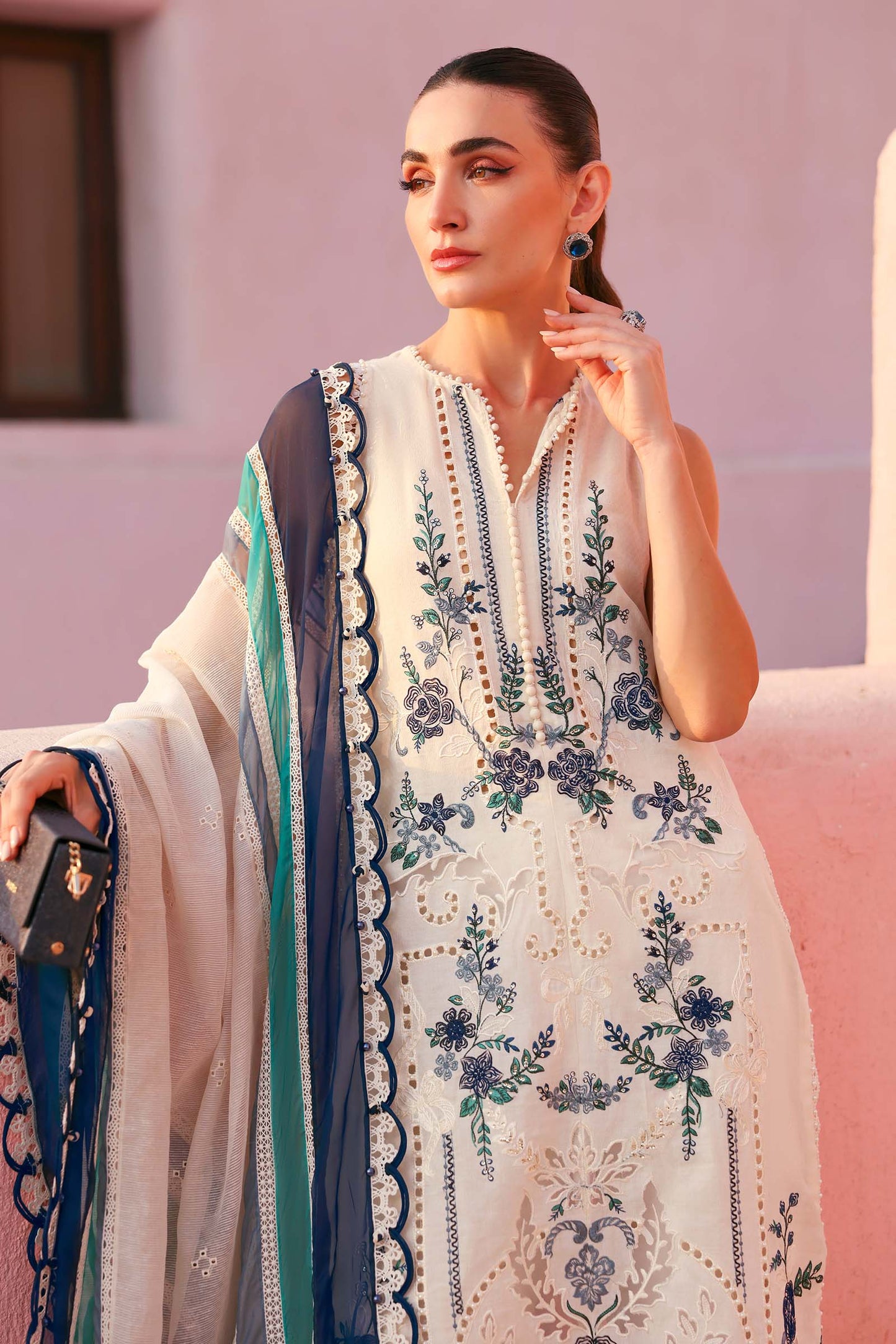MARIA B LUXURY LAWN UNSTITCHED'26 | 9B