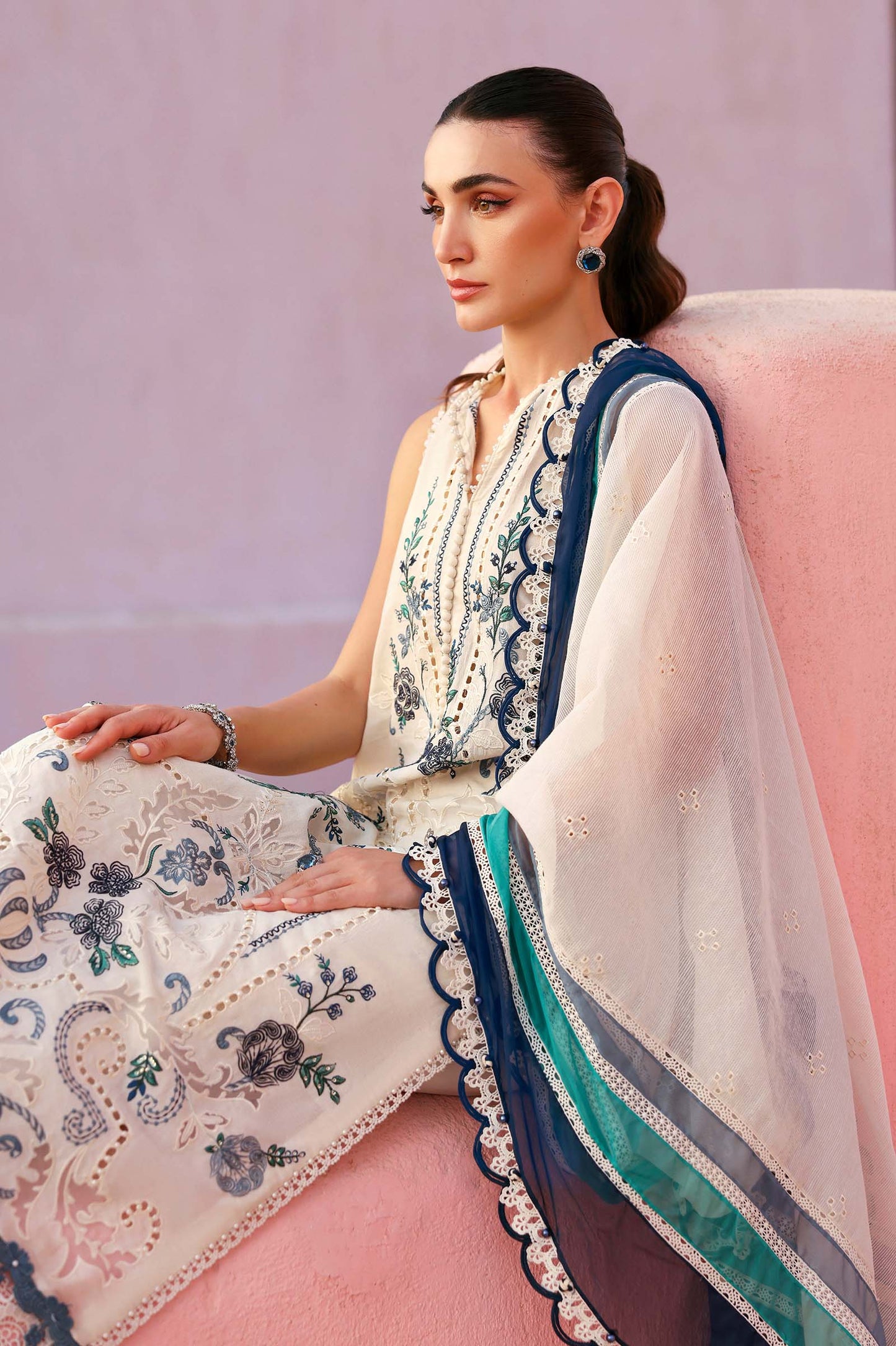 MARIA B LUXURY LAWN UNSTITCHED'26 | 9B