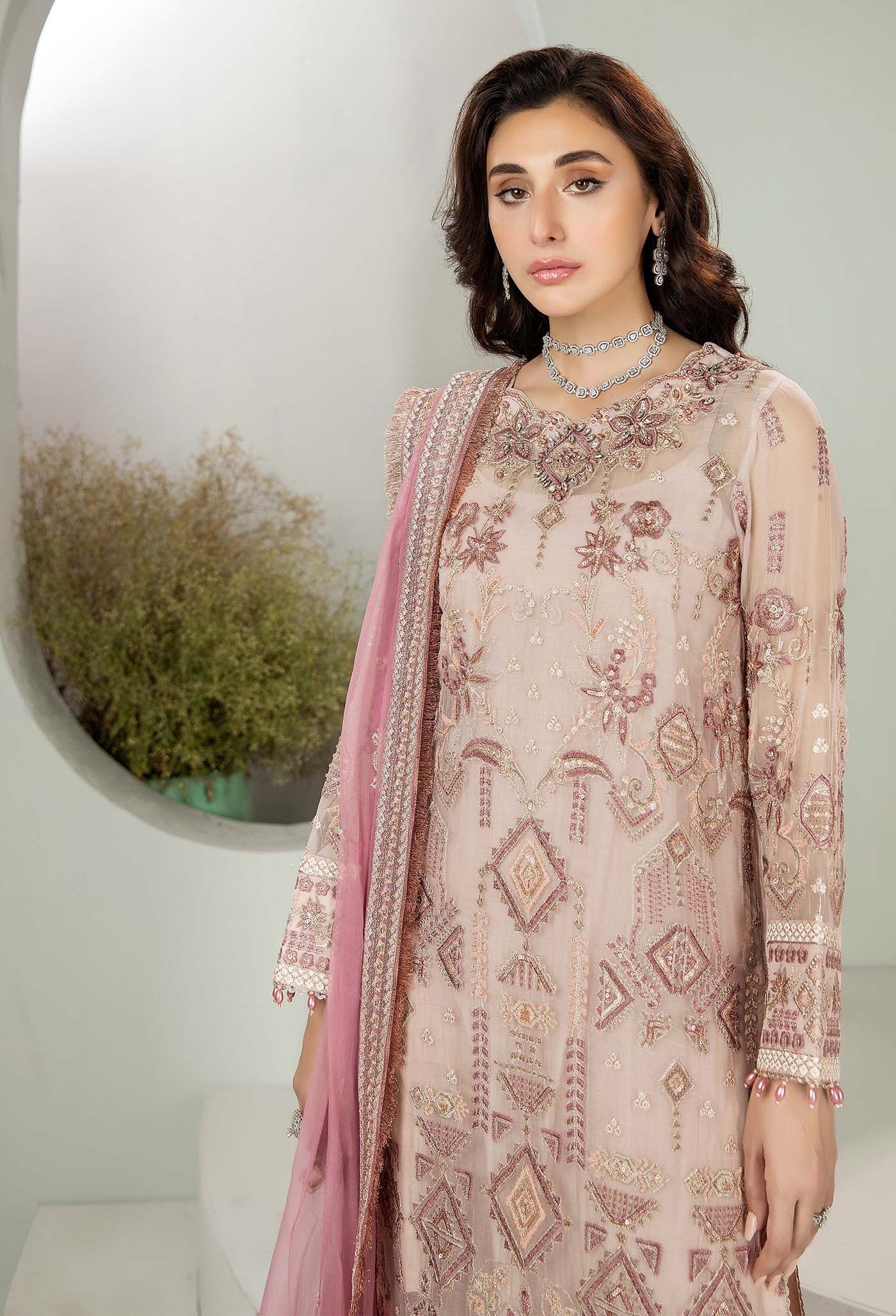 Adan's Libas Alyana Luxury Unstitched Chiffon Collection 2024 – 4009