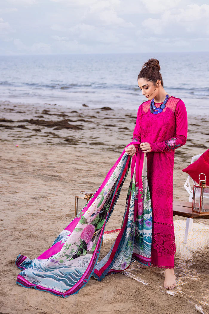 Saira Rizwan Luxury Lawn 2024 | DAMASK - SRLL24-08