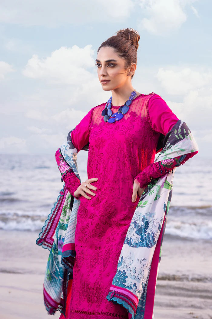 Saira Rizwan Luxury Lawn 2024 | DAMASK - SRLL24-08