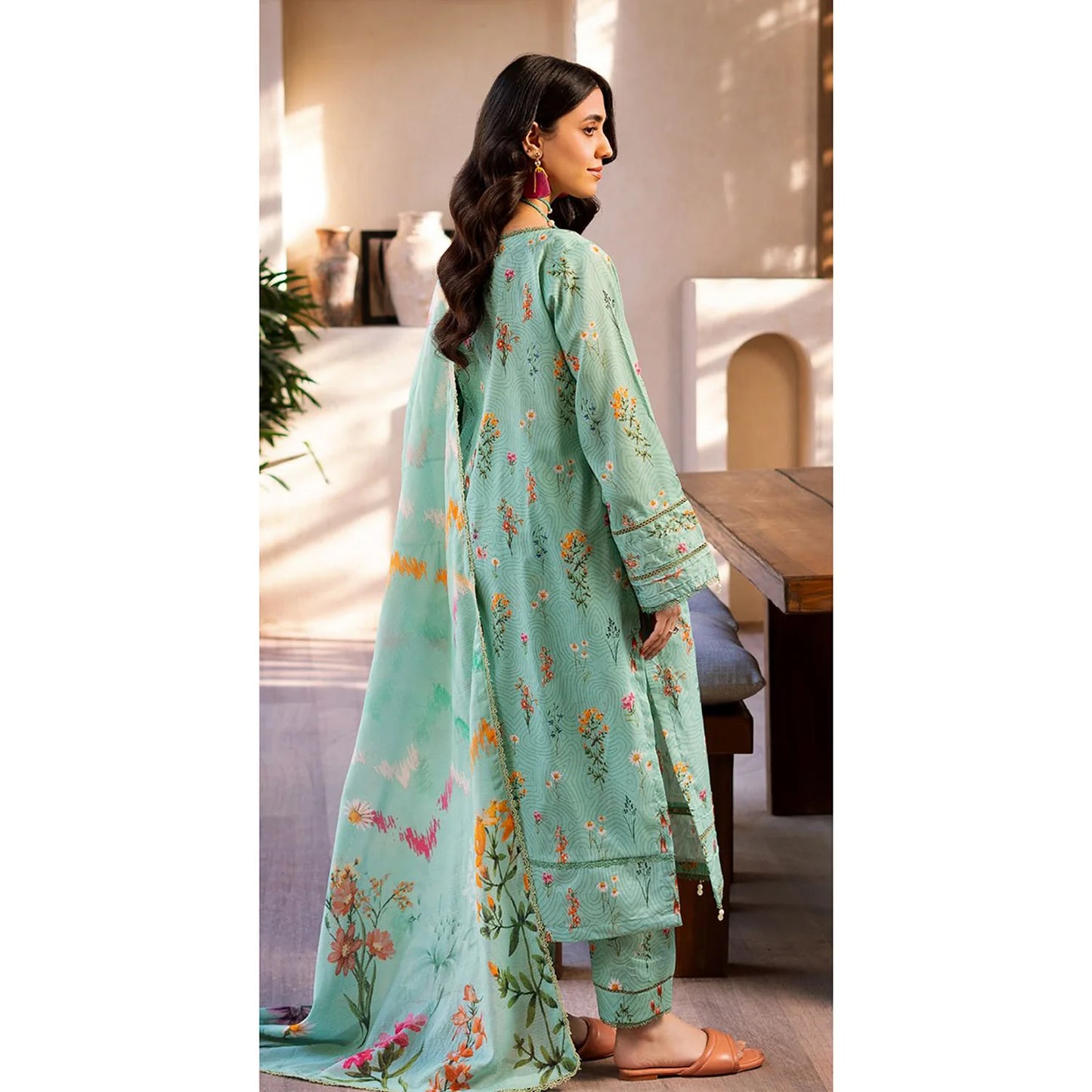 Al Zohaib Coco Popup Unstitched Lawn 3 Piece-CPP-2025-03