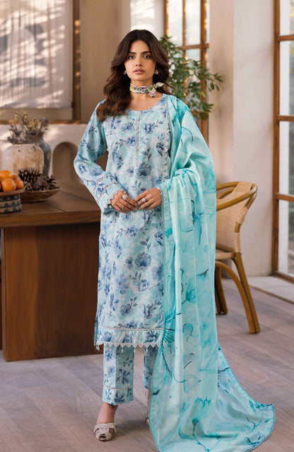 Al Zohaib Coco Popup Unstitched Lawn 3 Piece-CPP-2025-05