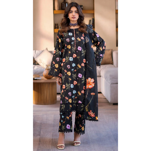 Al Zohaib Coco Popup Unstitched Lawn 3 Piece-CPP-2025-09