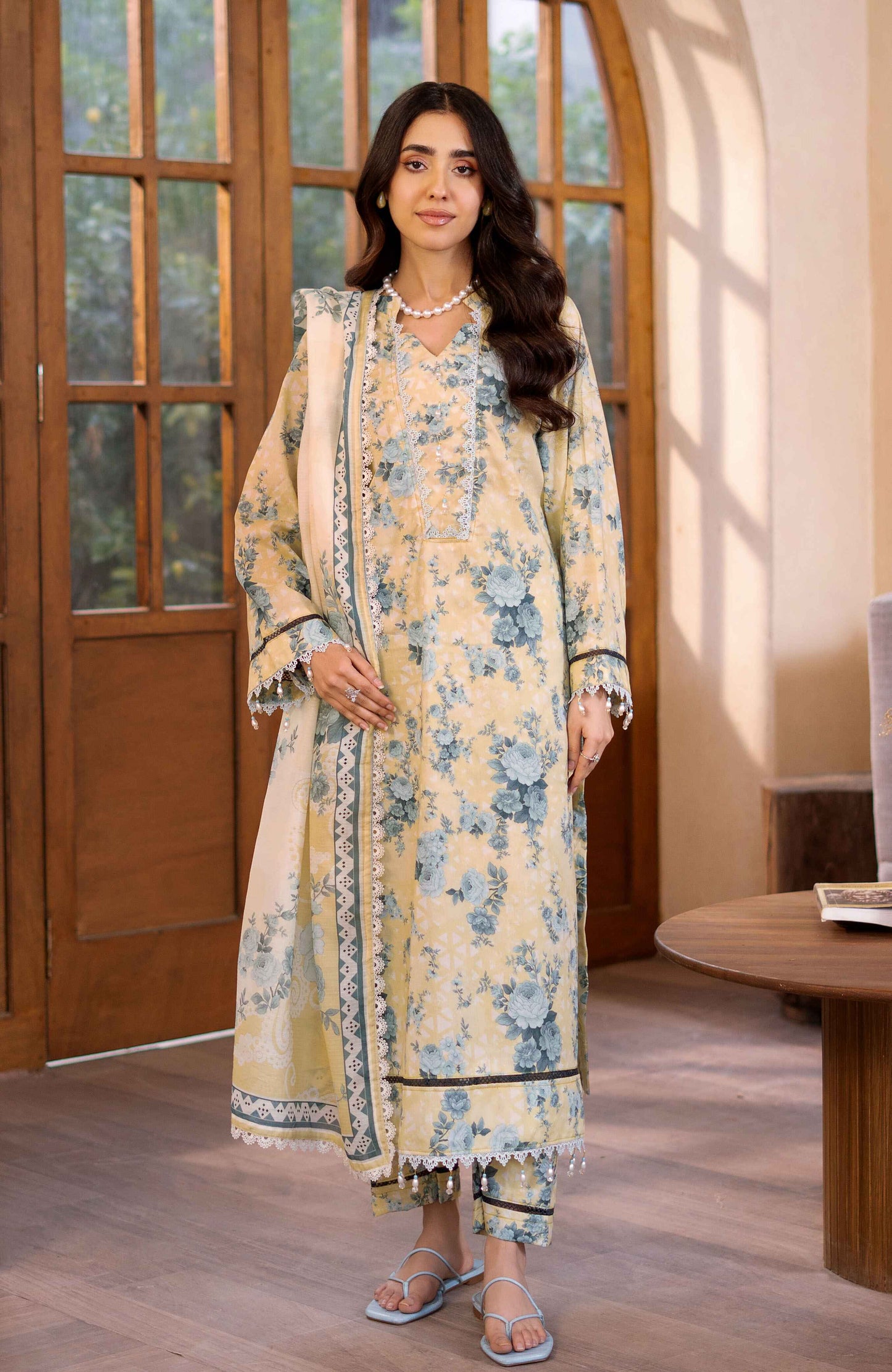 Al Zohaib Coco Popup Unstitched Lawn 3 Piece-CPP-2025-10