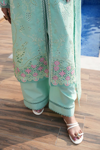 AYLIN LUXURY LAWN UNSTITCHED'26 | Mint Blossom