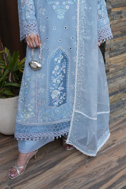AYLIN LUXURY LAWN UNSTITCHED'26 | Bluebell Grace