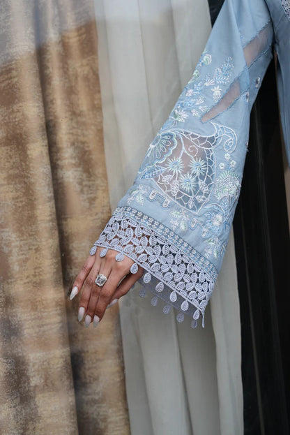 AYLIN LUXURY LAWN UNSTITCHED'26 | Bluebell Grace