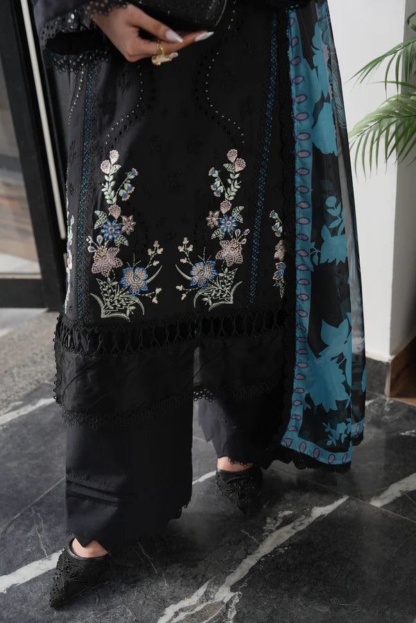 AYLIN LUXURY LAWN UNSTITCHED'26 | Moonlit Petal