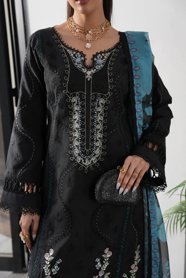 AYLIN LUXURY LAWN UNSTITCHED'26 | Moonlit Petal