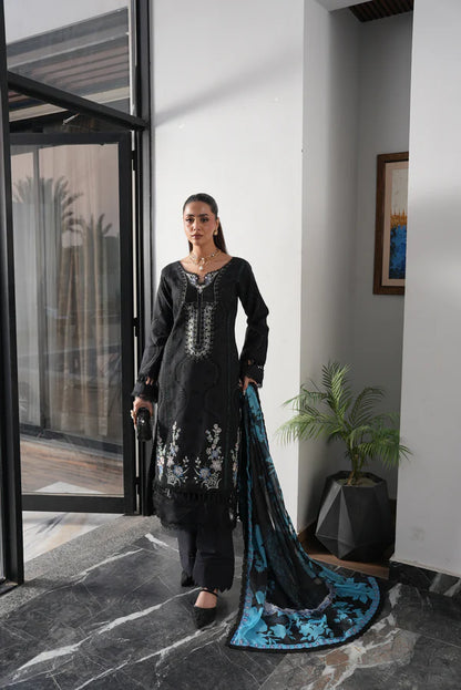 AYLIN LUXURY LAWN UNSTITCHED'26 | Moonlit Petal