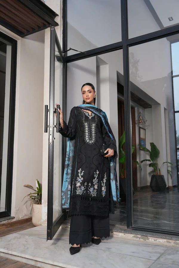 AYLIN LUXURY LAWN UNSTITCHED'26 | Moonlit Petal