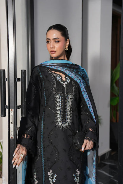 AYLIN LUXURY LAWN UNSTITCHED'26 | Moonlit Petal