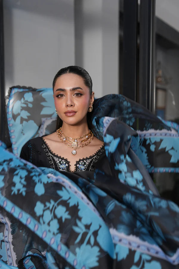 AYLIN LUXURY LAWN UNSTITCHED'26 | Moonlit Petal