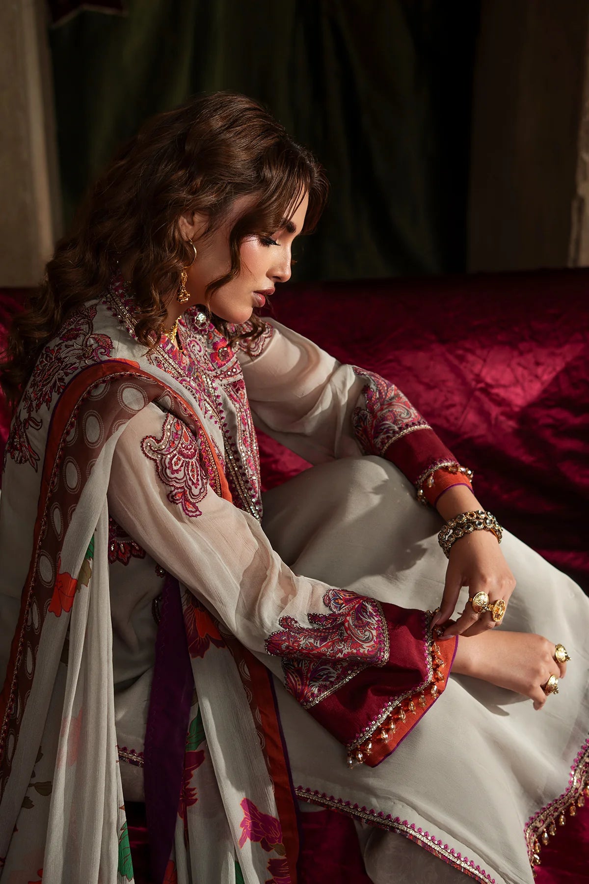 CHARIZMA VASAL LUXURY CHIFFON UNSTITCHED'26| VSL6-01