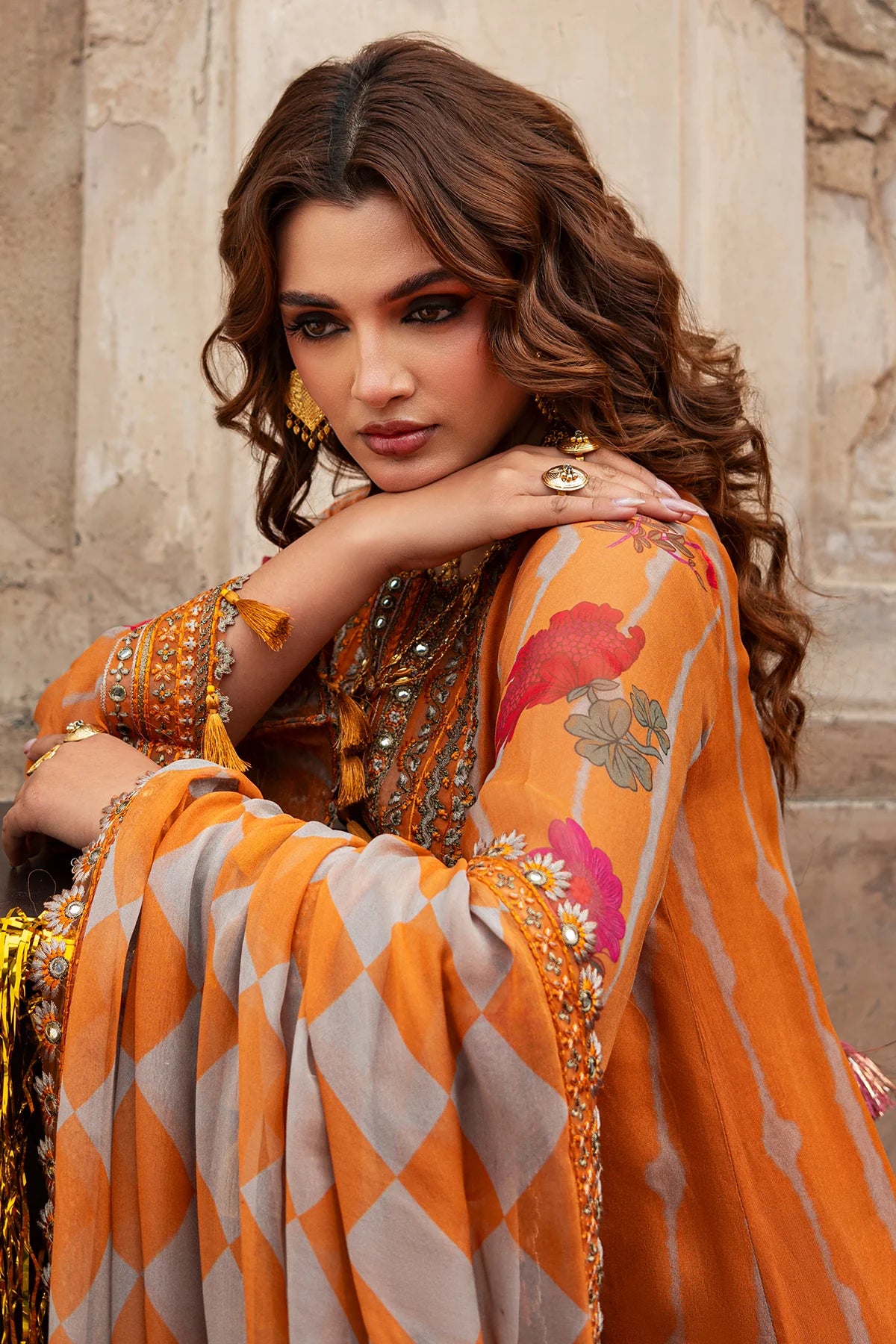 CHARIZMA VASAL LUXURY CHIFFON UNSTITCHED'26| VSL6-08