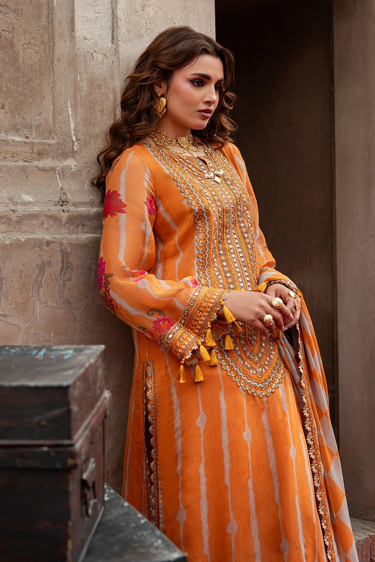 CHARIZMA VASAL LUXURY CHIFFON UNSTITCHED'26| VSL6-08