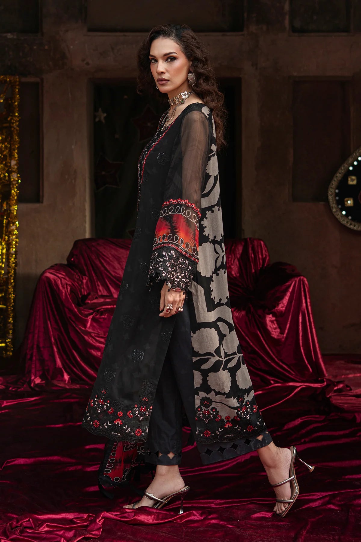 CHARIZMA VASAL LUXURY CHIFFON UNSTITCHED'26| VSL6-02