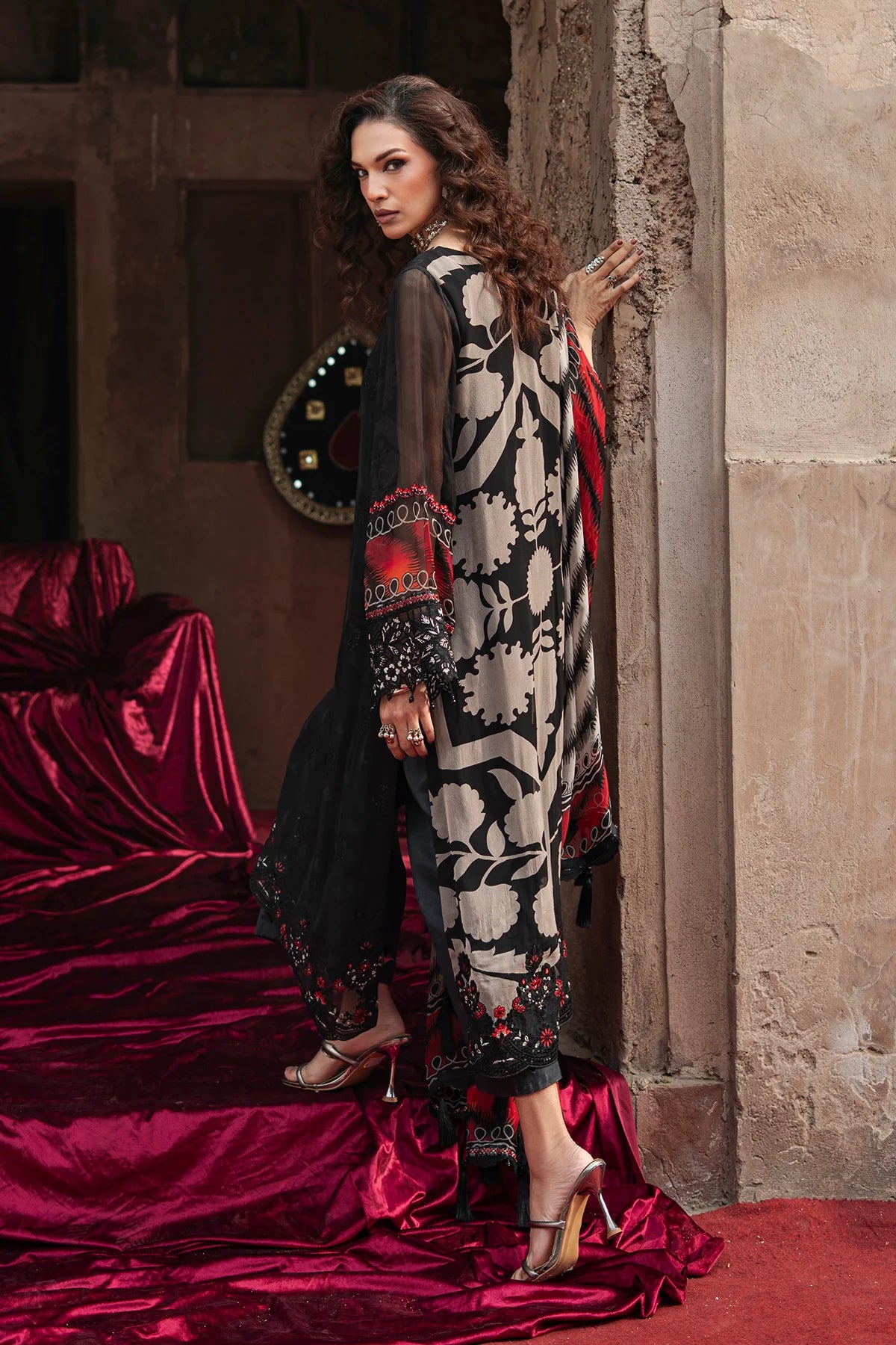 CHARIZMA VASAL LUXURY CHIFFON UNSTITCHED'26| VSL6-02