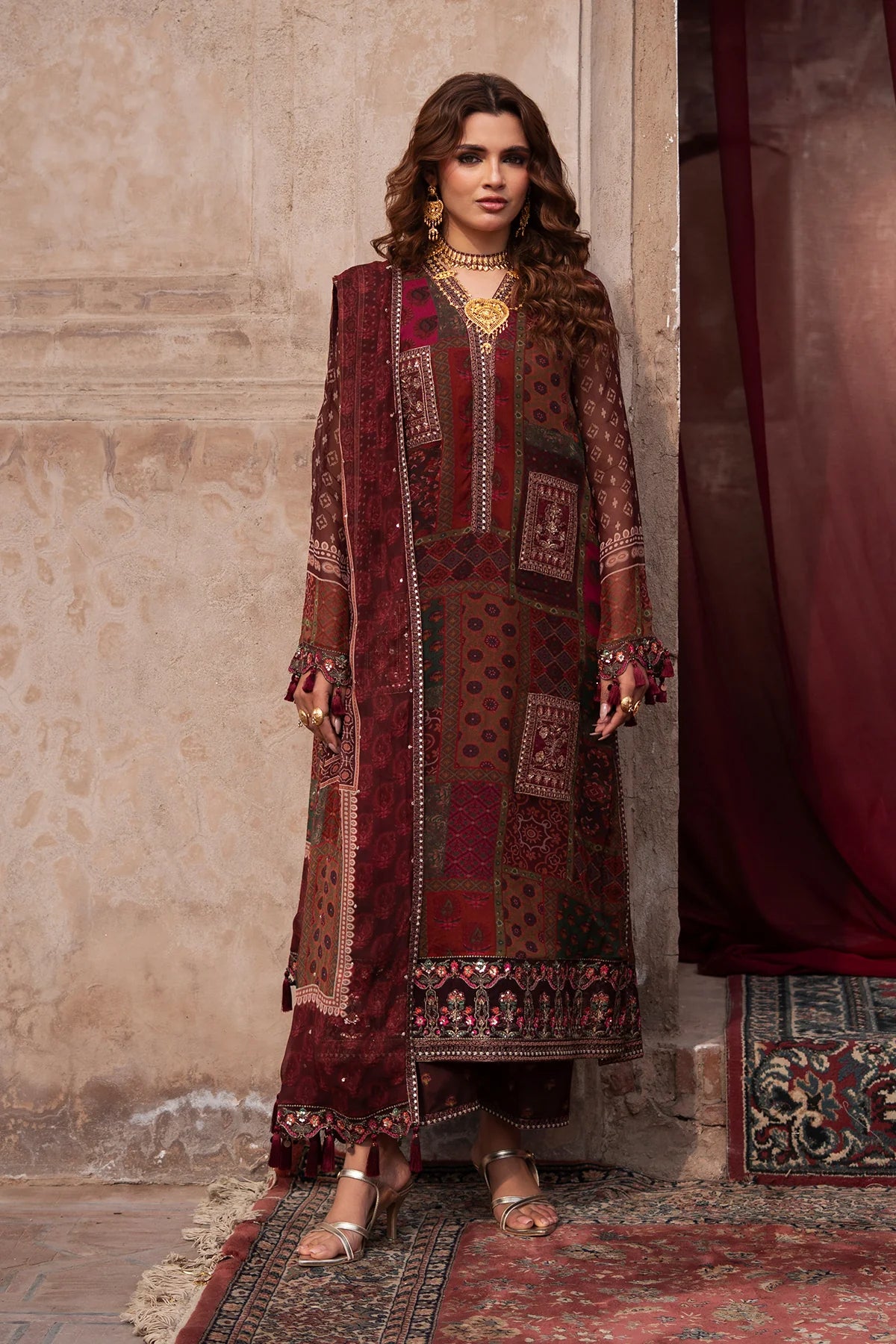 CHARIZMA VASAL LUXURY CHIFFON UNSTITCHED'26| VSL6-03
