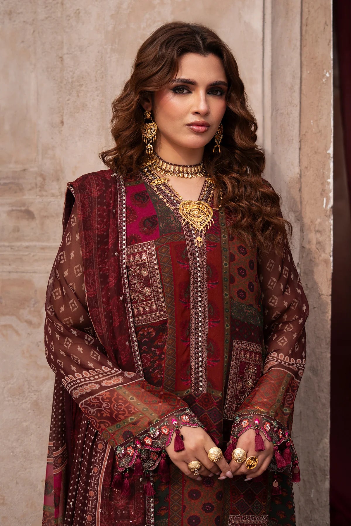 CHARIZMA VASAL LUXURY CHIFFON UNSTITCHED'26| VSL6-03