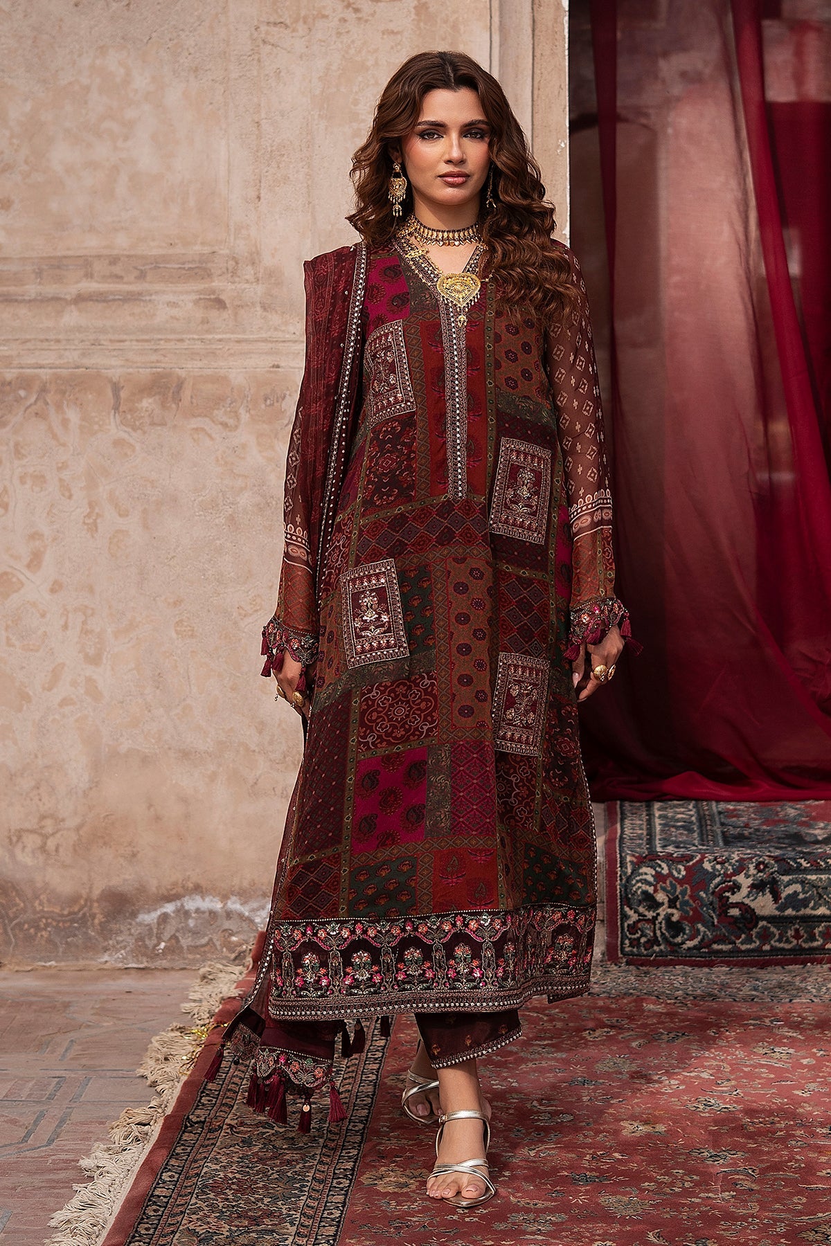 CHARIZMA VASAL LUXURY CHIFFON UNSTITCHED'26| VSL6-03