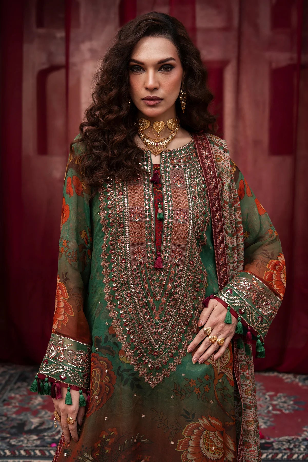 CHARIZMA VASAL LUXURY CHIFFON UNSTITCHED'26| VSL6-04