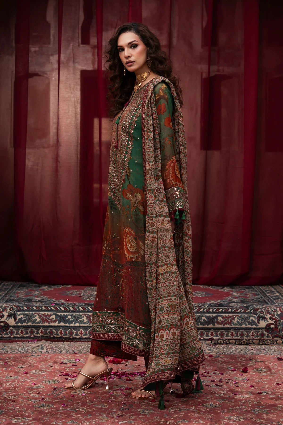 CHARIZMA VASAL LUXURY CHIFFON UNSTITCHED'26| VSL6-04