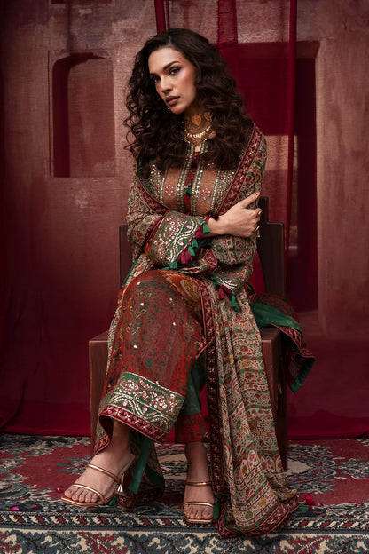 CHARIZMA VASAL LUXURY CHIFFON UNSTITCHED'26| VSL6-04
