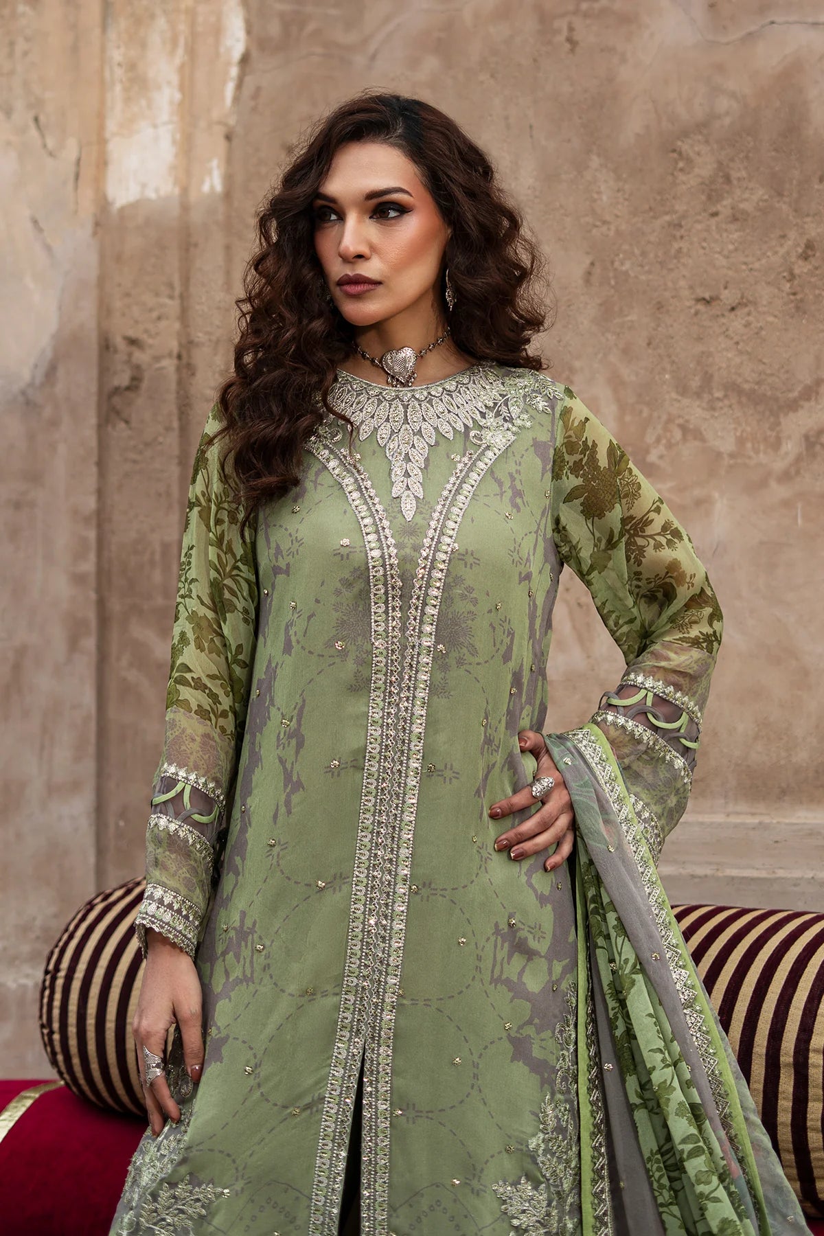 CHARIZMA VASAL LUXURY CHIFFON UNSTITCHED'26| VSL6-06