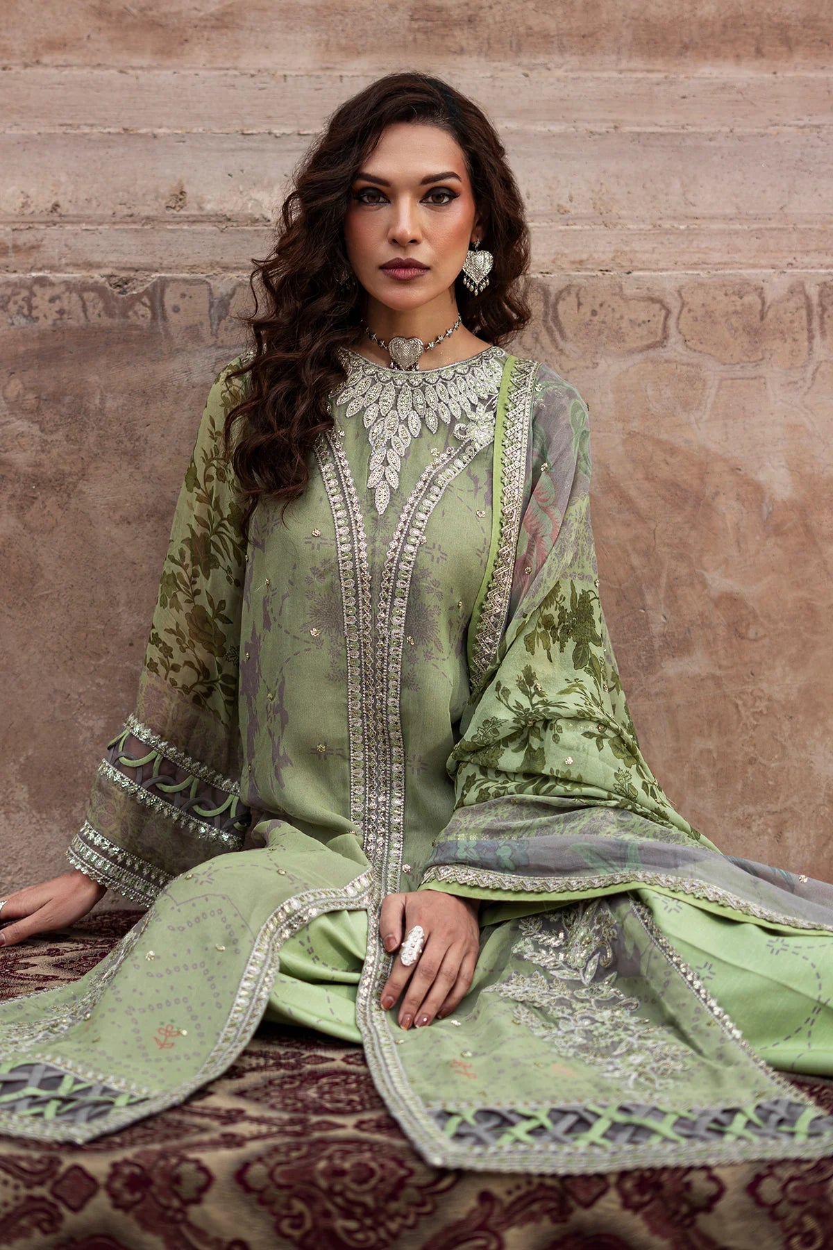 CHARIZMA VASAL LUXURY CHIFFON UNSTITCHED'26| VSL6-06