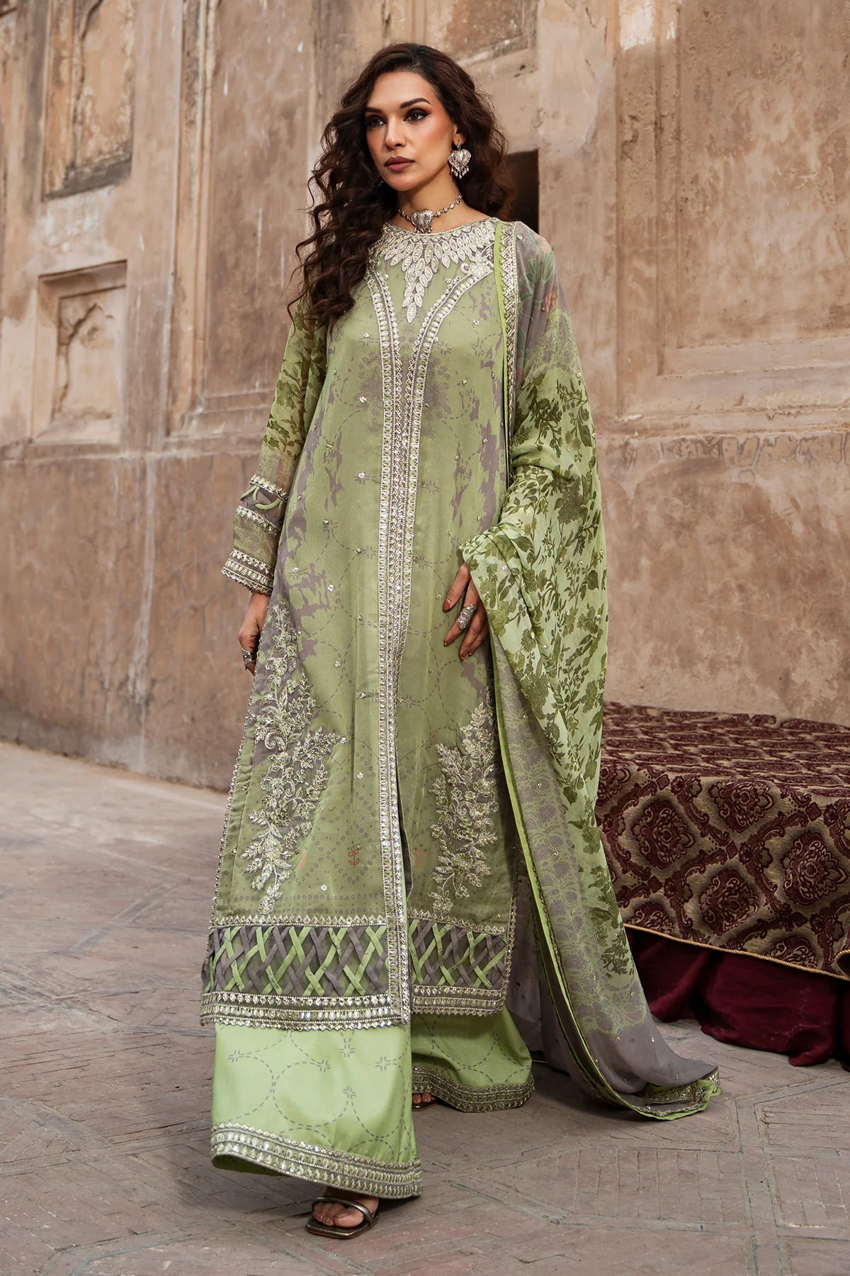 CHARIZMA VASAL LUXURY CHIFFON UNSTITCHED'26| VSL6-06