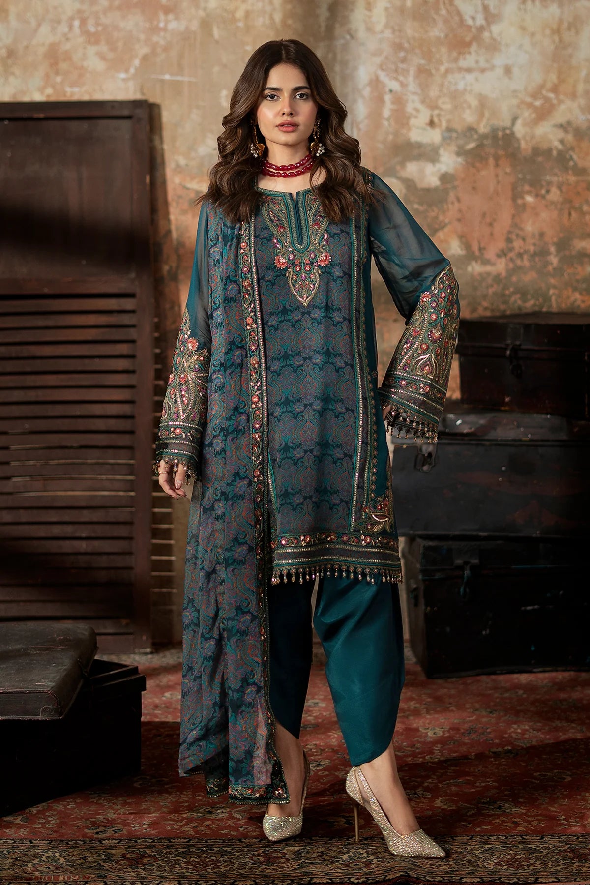 CHARIZMA VASAL LUXURY CHIFFON UNSTITCHED'26| VSL6-07
