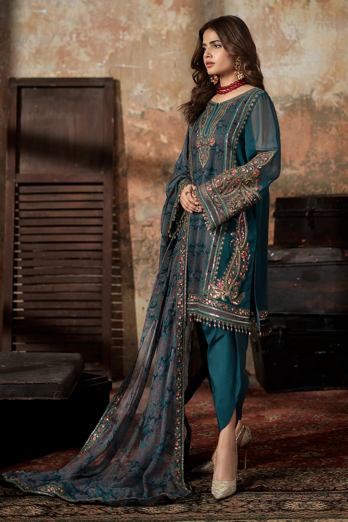 CHARIZMA VASAL LUXURY CHIFFON UNSTITCHED'26| VSL6-07
