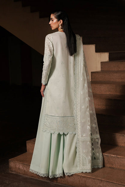 Afrozeh Chikankari Lawn Collection 2024 – Celadon