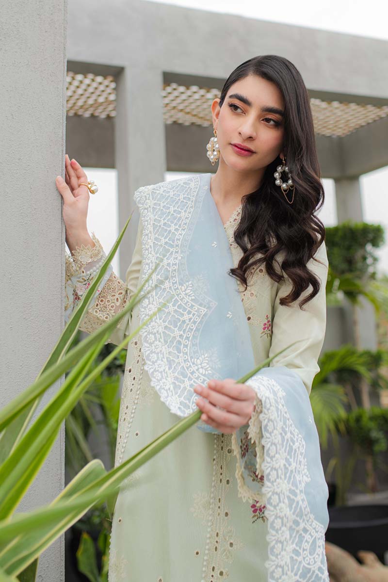 Qalamkar Qline Lawn Collection 2024 – JK-04 ASTER