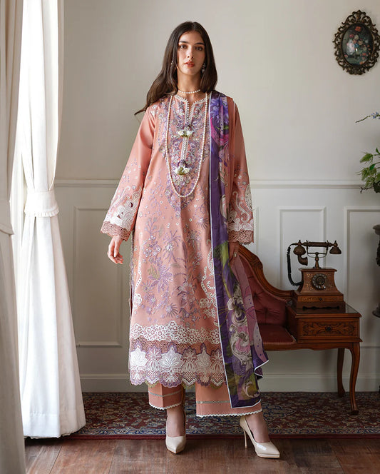 A MOI LUXURY LAWN BY MUSHQ UNSTITCHED'26 | Daisy Chain