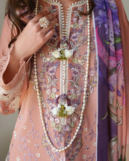 A MOI LUXURY LAWN BY MUSHQ UNSTITCHED'26 | Daisy Chain