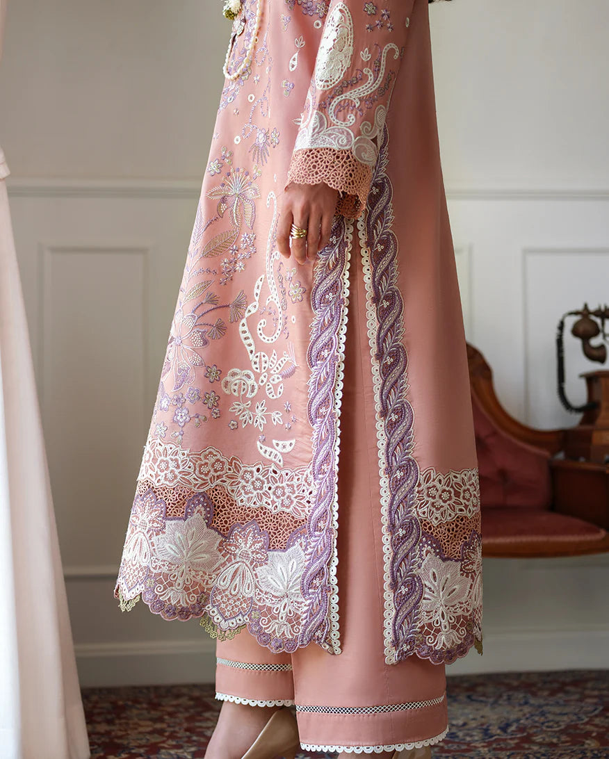 A MOI LUXURY LAWN BY MUSHQ UNSTITCHED'26 | Daisy Chain