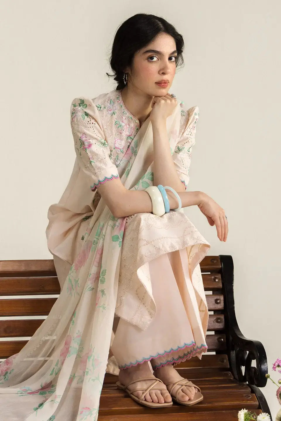 COCO BY ZARA SHAHJAHAN LAWN VOL 2 '26 - UNSTITCHED ARLO-7B