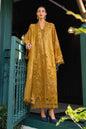MARIA B LUXURY LAWN EID EDIT UNSTITCHED'26 - D7 (Mustard Gold)