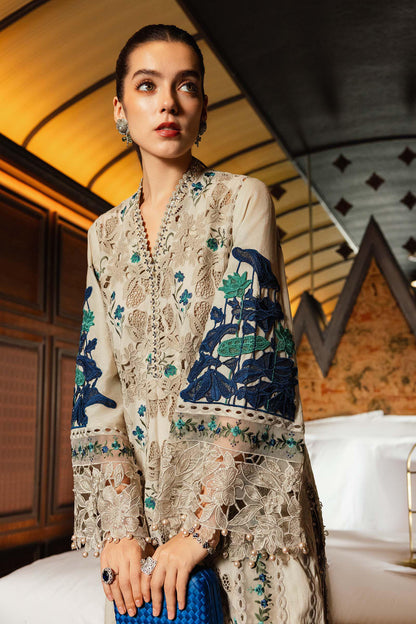 MARIA B LUXURY LAWN EID EDIT UNSTITCHED'26 - D8 (Sage Green)
