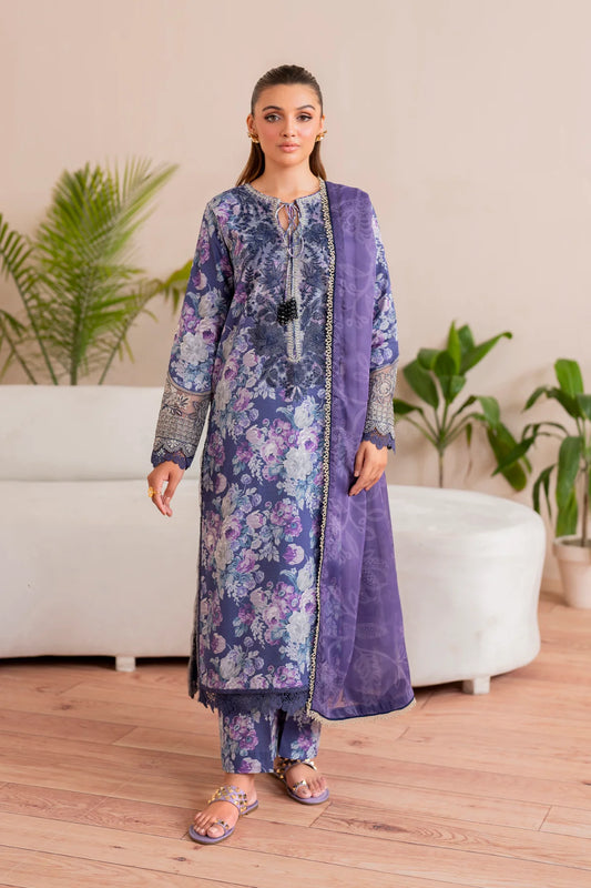 Xenia Printkari Unstitched Lawn 2025 - ELEA