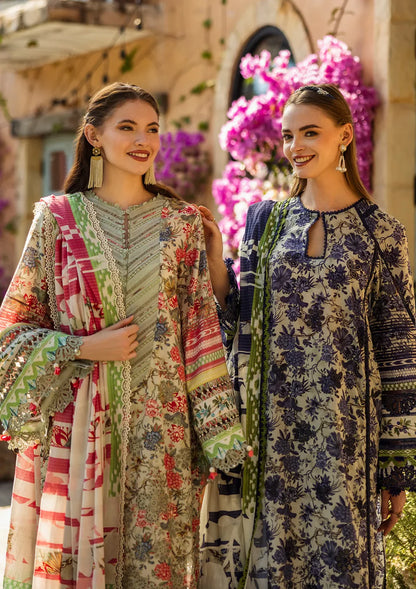 Elaf Print Chikankari Lookbook Collection 2025 | ELK-01B