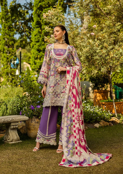 Elaf Print Chikankari Lookbook Collection 2025 | ELK-02A