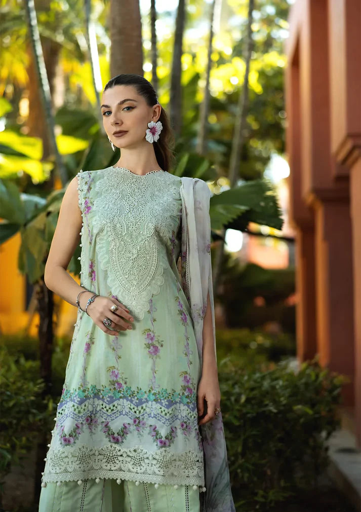 Elaf Signature Lookbook Collection 2025 = Embroidered Lawn - ETS-01A ARIA