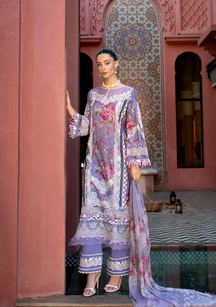 Elaf Signature Lookbook Collection 2025 = Embroidered Lawn - ETS-02A SAVANNAH